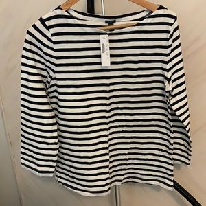 Brand new with tags J.Crew boat neck top. Size M